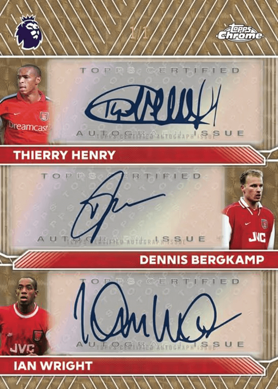Example Topps Premier League Chrome 2025-2026 Card