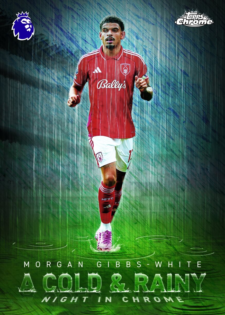 Example Topps Premier League Chrome 2025-2026 Card