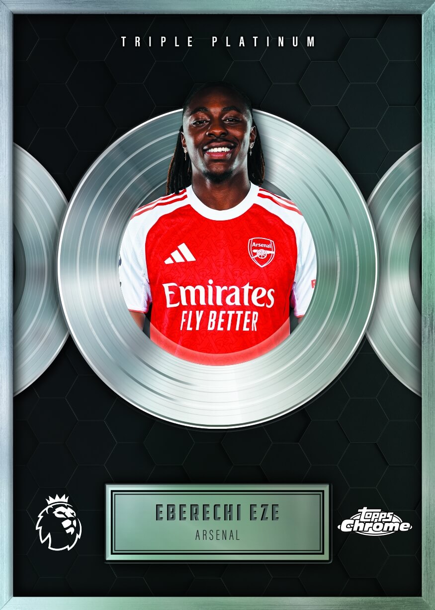 Example Topps Premier League Chrome 2025-2026 Card