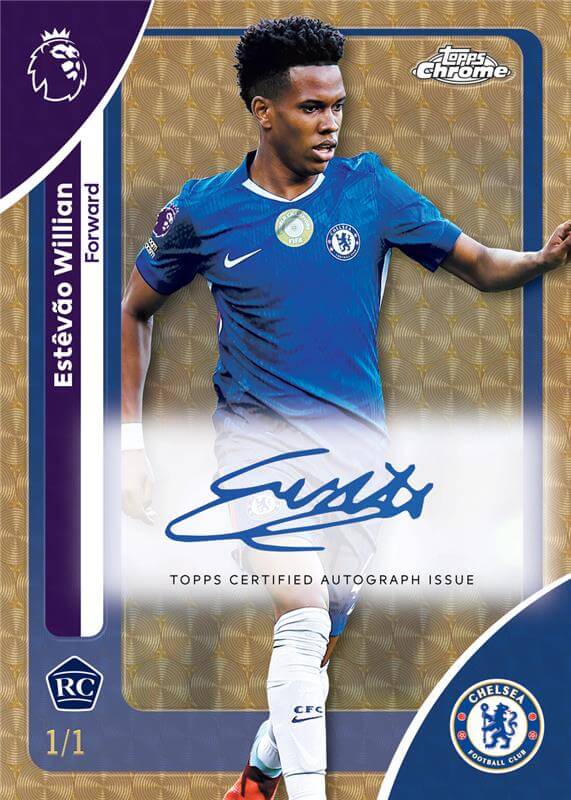 Example Topps Premier League Chrome 2025-2026 Card
