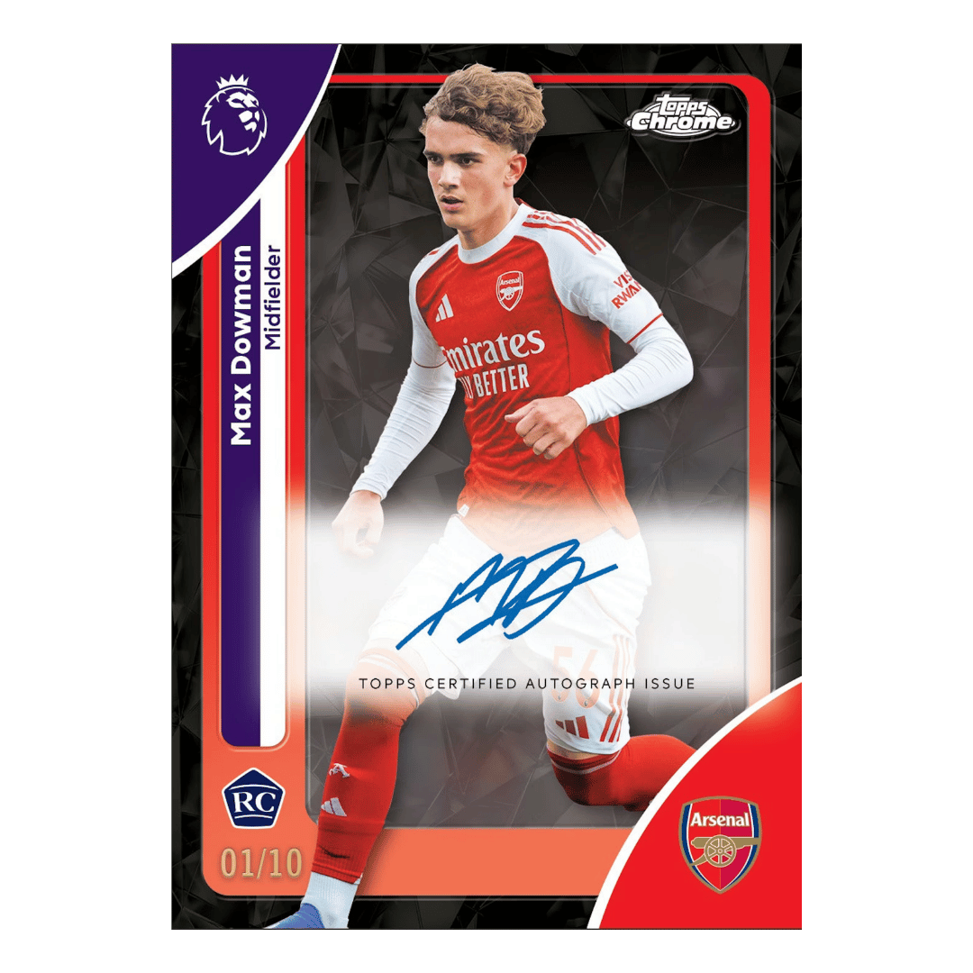 Example Topps Premier League Chrome Sapphire 2025-2026 Card