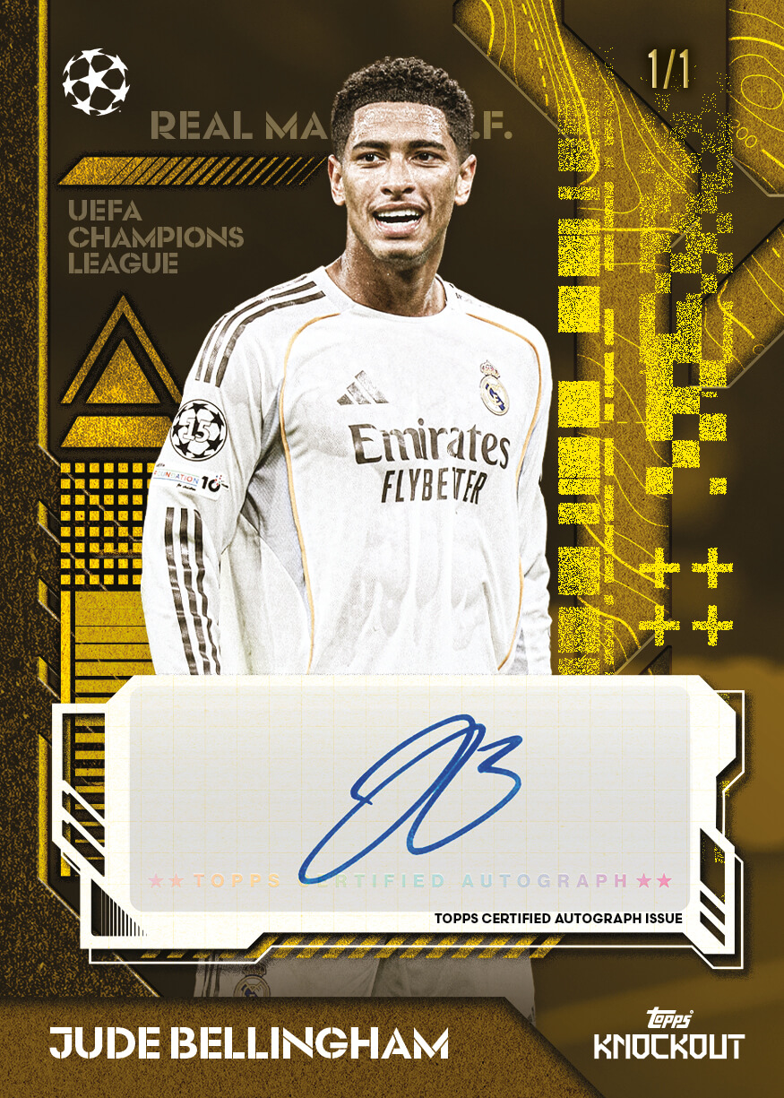 Example Topps UEFA Club Competitions Knockout 2025-2026 Card