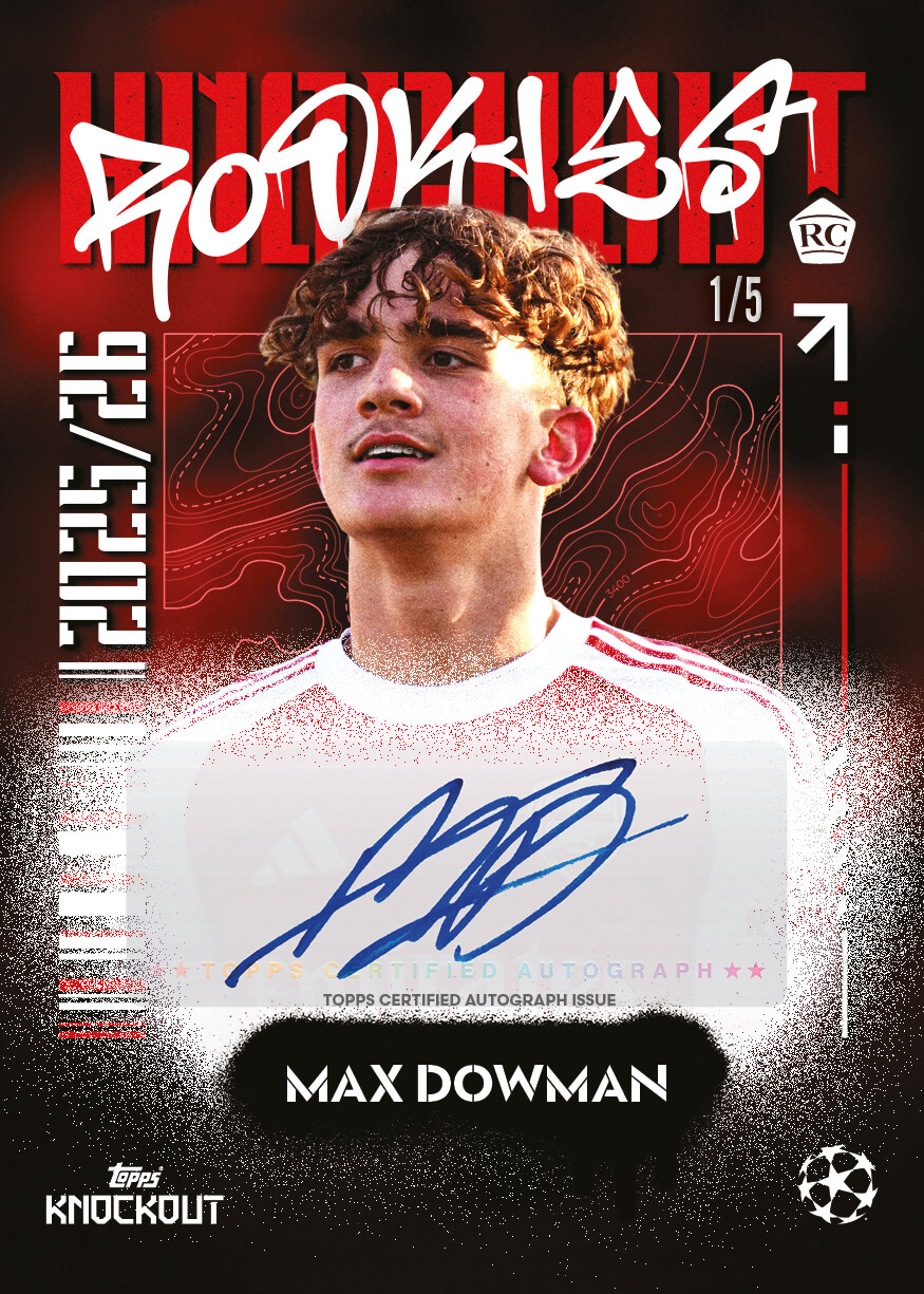 Example Topps UEFA Club Competitions Knockout 2025-2026 Card