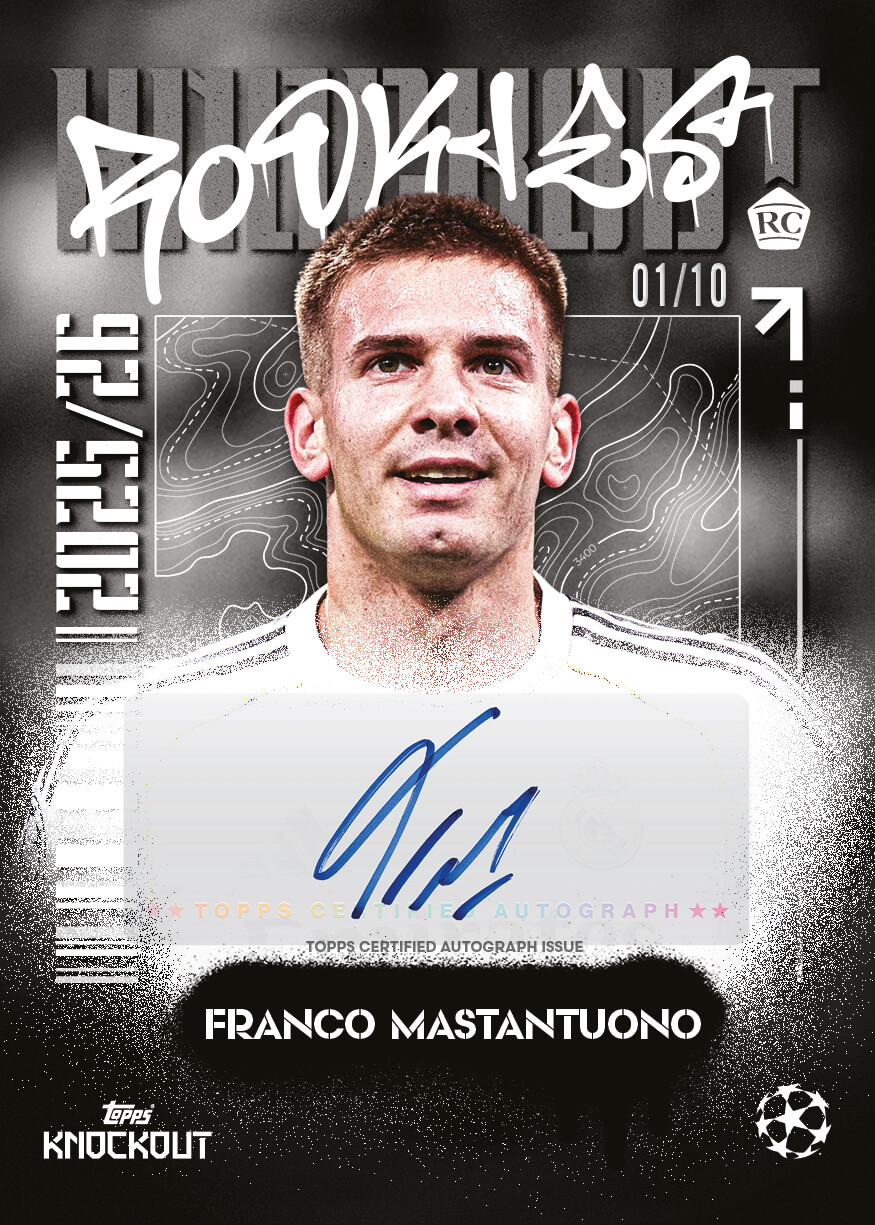 Example Topps UEFA Club Competitions Knockout 2025-2026 Card