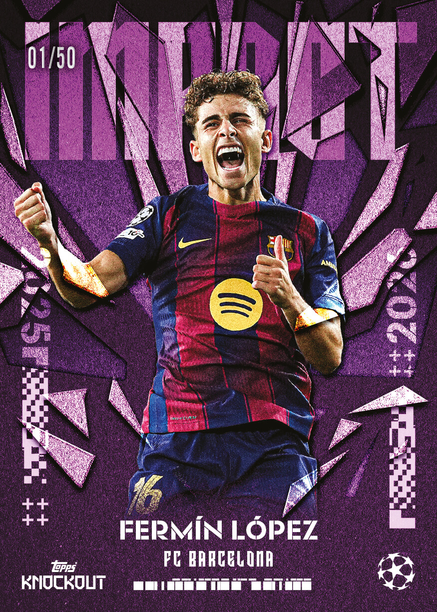 Example Topps UEFA Club Competitions Knockout 2025-2026 Card
