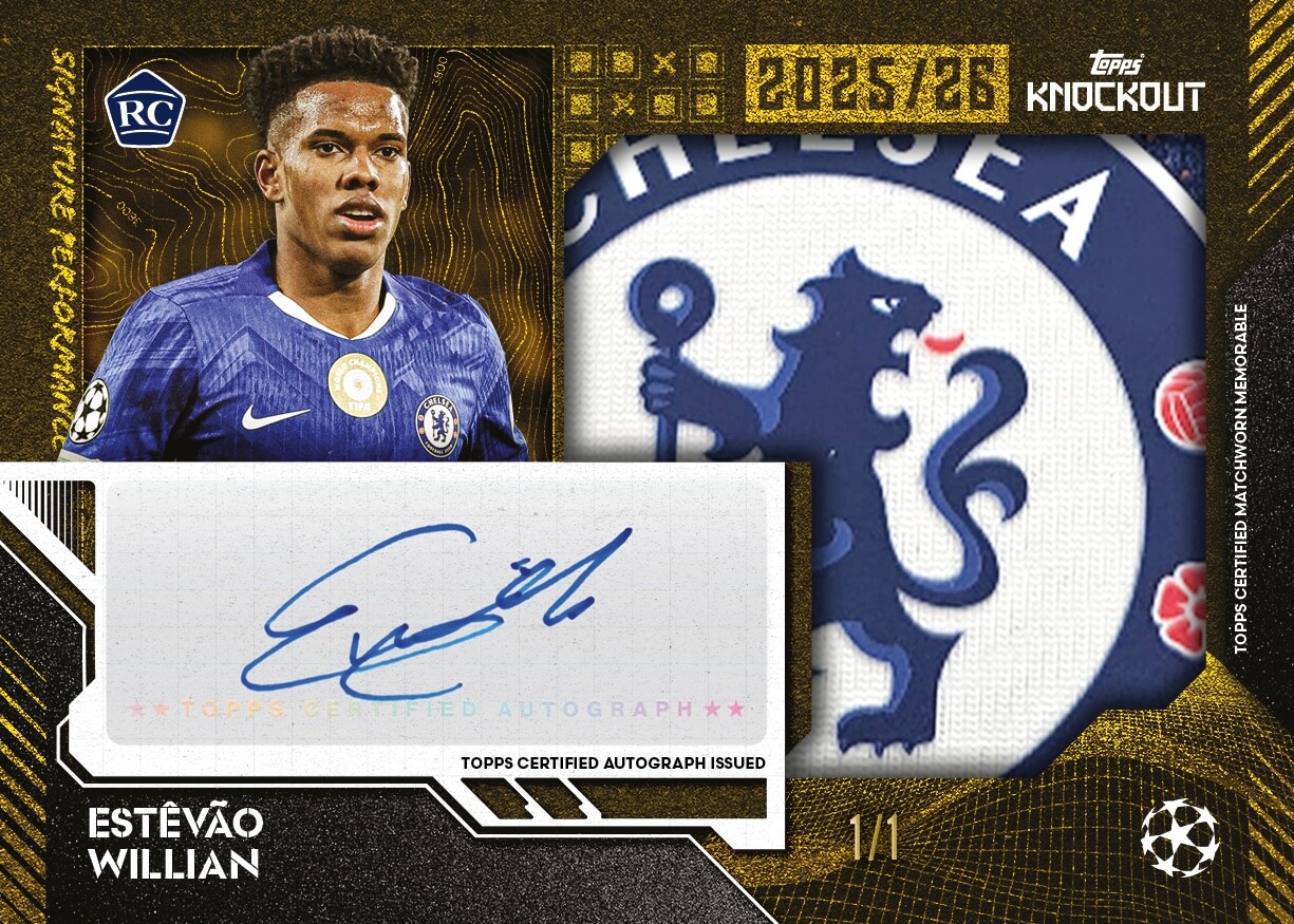 Example Topps UEFA Club Competitions Knockout 2025-2026 Card