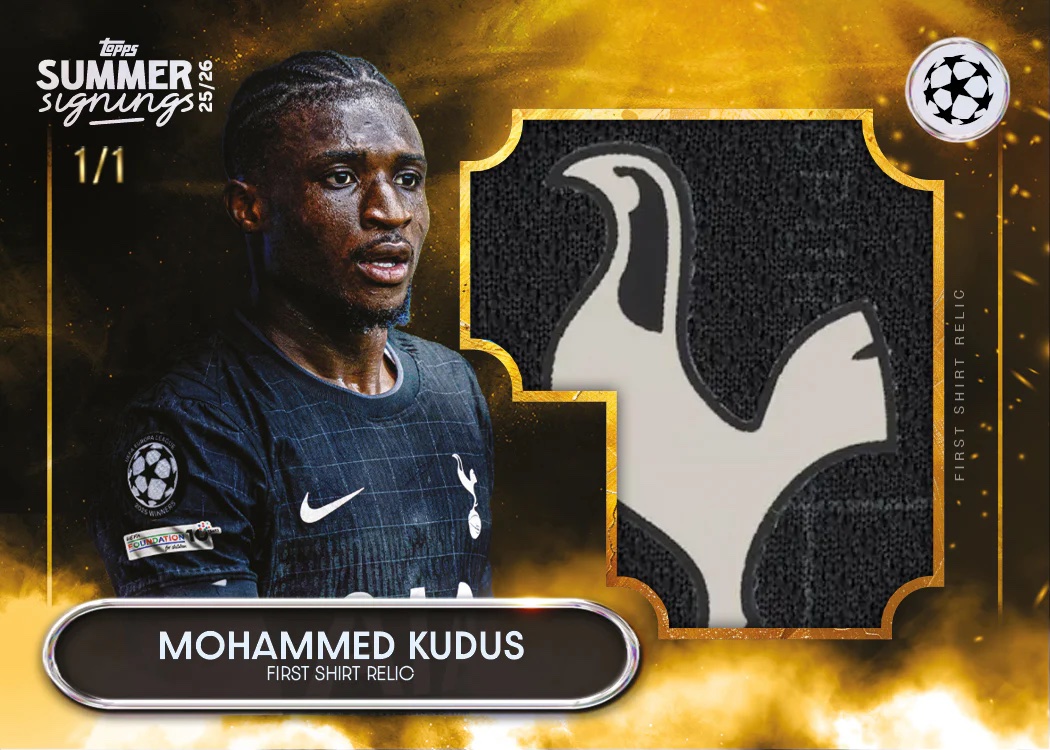 Example Topps Summer Signings UCC 2025 Card