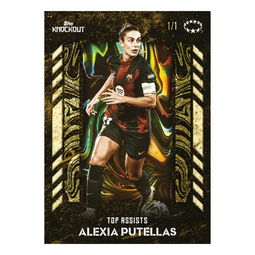 Example Topps UEFA Women’s Champions League Knockout 2025-2026 Card