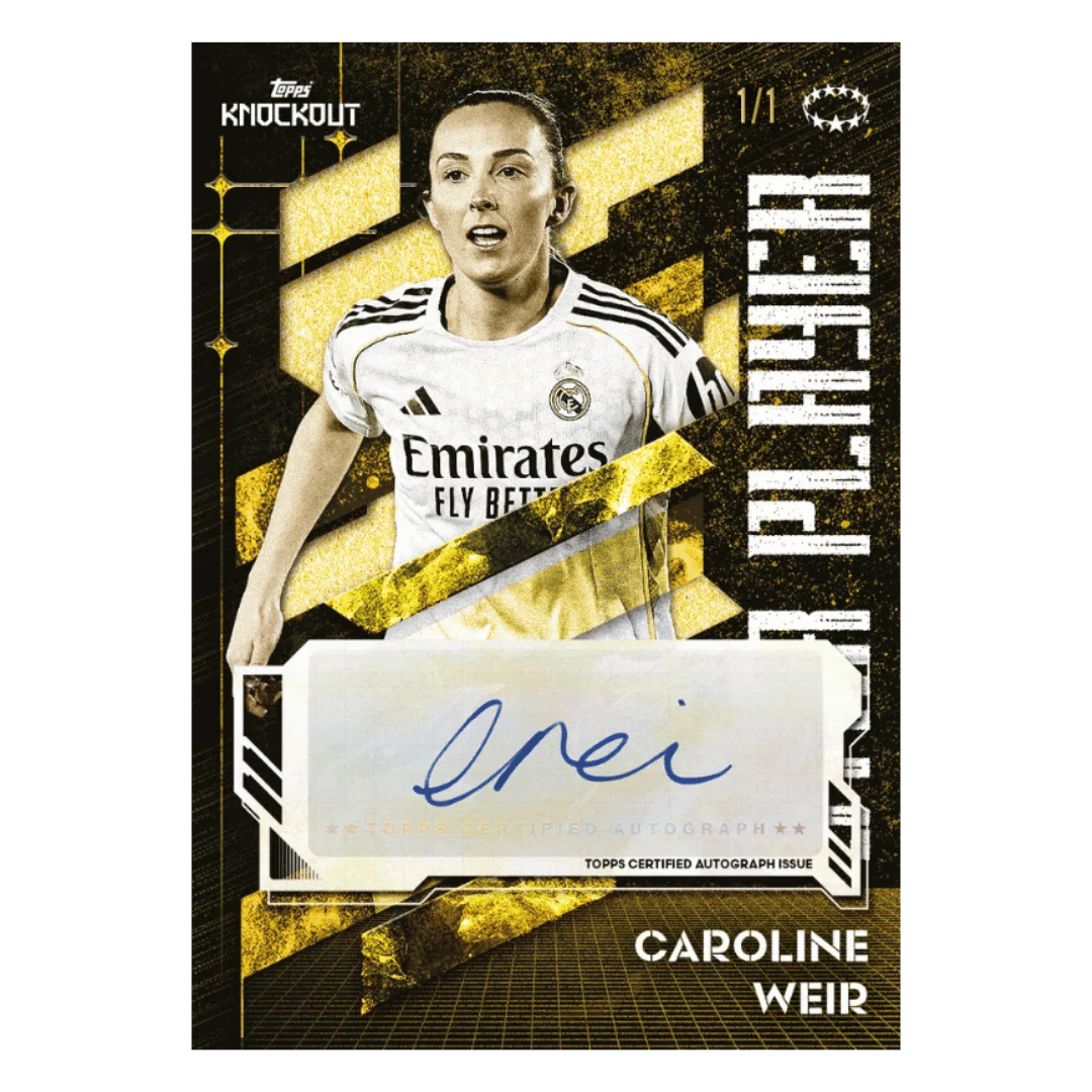 Example Topps UEFA Women’s Champions League Knockout 2025-2026 Card