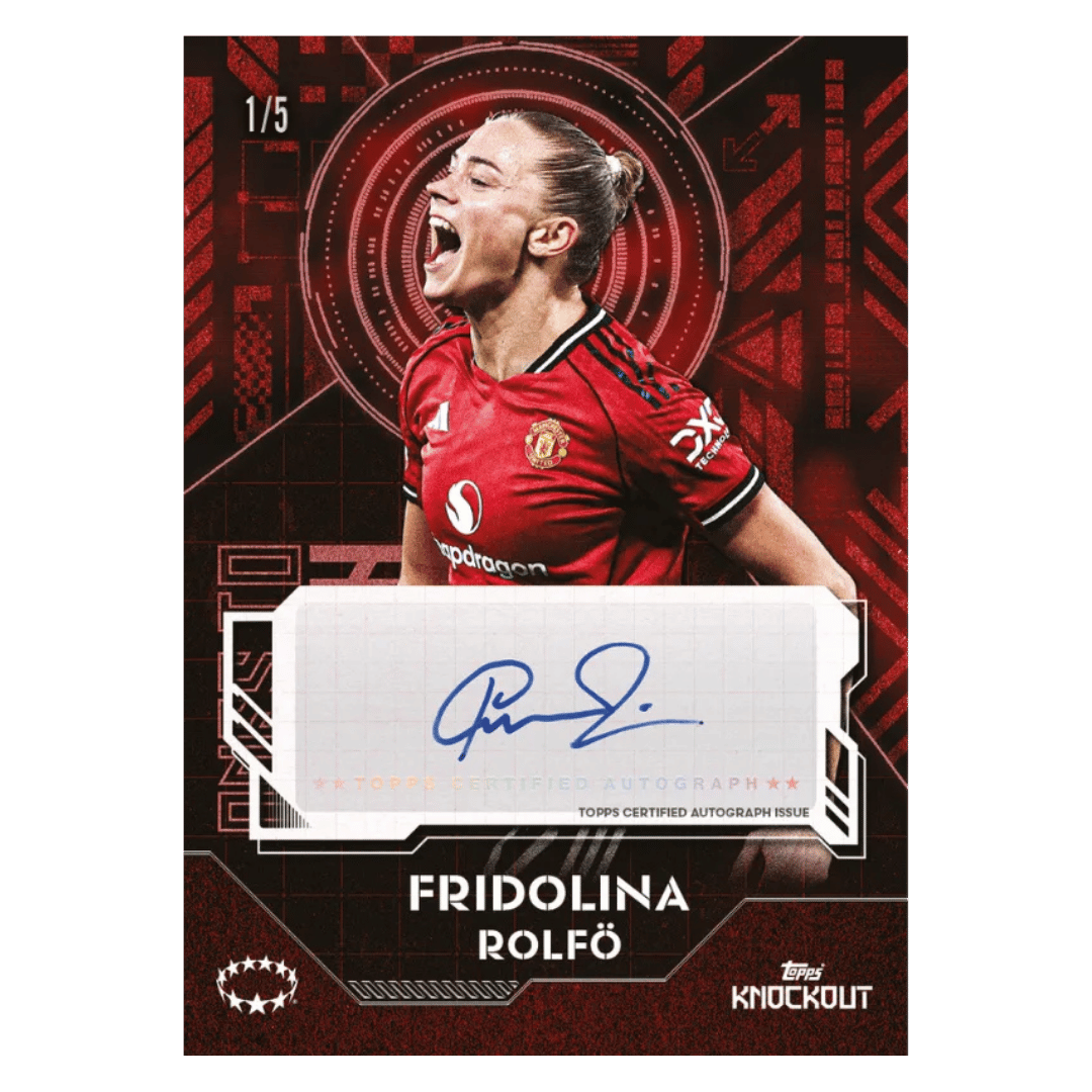 Example Topps UEFA Women’s Champions League Knockout 2025-2026 Card